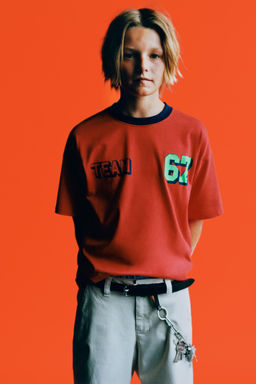 CAMISETA ESTAMPADA TEAM SIX SEVEN / Rojo - Zara фото 3