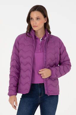 Женское фиолетовое пальто Неожиданная скидка в корзине