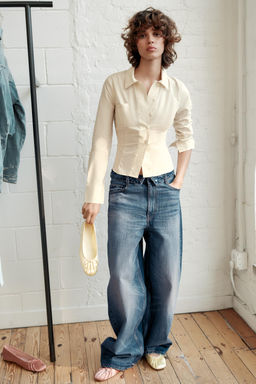 FITTED POPLIN SHIRT - Zara фото 11