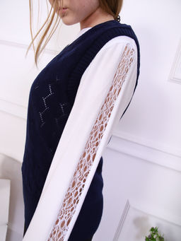 Жилет "Юлия-1" темно-синий