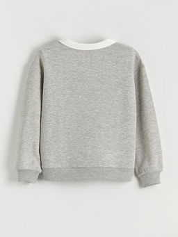 Polo Yaka K?z ?ocuk Sweatshirt ve E?ofman Alt