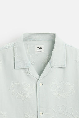 PAMUKLU KETEN GOMLEK - Zara фото 4