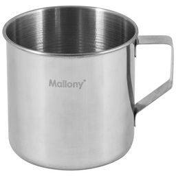 Кружка из нержавеющей стали FONTE, матовая, размер 9*9 см, 500 мл, Mallony арт.003057