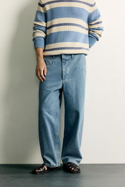 PANTAL?N CHINO DENIM STRAIGHT FIT / Azul claro - Zara фото 2
