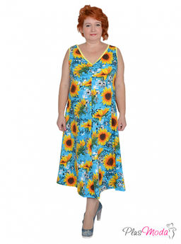 Платье Модель №1217 размеры 44-84 - Plusmoda фото 4