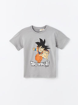 Bisiklet Yaka Dragon Ball Bask?l? Erkek ?ocuk ?ortlu Pijama Tak?m? - Waikiki фото 2