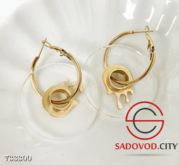 Плавящиеся серьги кольца женская - Bruno фото 2