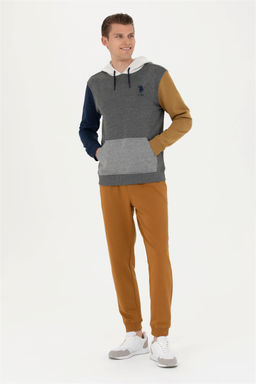 Мужской свитшот антрацитового меланжа - U.s. polo assn фото 11