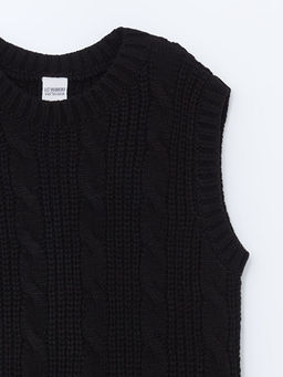 Bisiklet Yaka K?z ?ocuk Triko S?veter - Waikiki фото 2