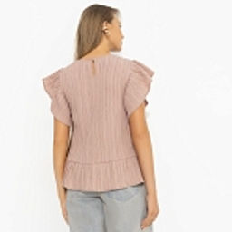 Блуза из жатой ткани, Потому что нужно! (коричневая) - Charutti фото 17