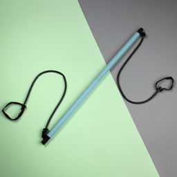 Палка гимнастическая Woohooo FlexiRod / 91х3.2cм / Эспандеры 75 см / WF91BL / голубой - Галеонтрейд фото 2