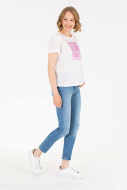 Женские синие джинсовые брюки - U.s. polo assn фото 10