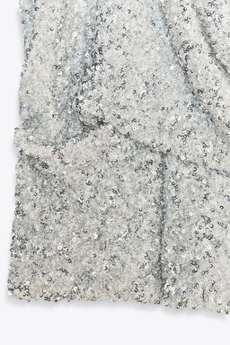 GATHERED SEQUIN TOP - Zara фото 9