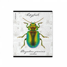 Цена за 5 шт. Тетрадь общая ученическая ErichKrause Жуки, 48 листов, клетка, мат. лам.+выборочный УФ-лак+тиснение фольгой+конгрев, доп.лист_MIX-PACK фото 4