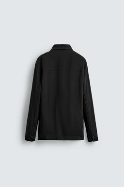 KIMONO TEXTURED SHIRT - Zara фото 8