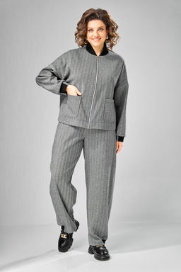 Бомбер VN fashion 1101 серый