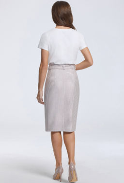 Комплект Bazalini 4613/4681 бежевый лапка