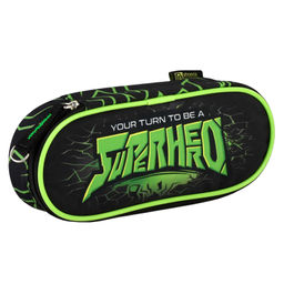 Пенал школьный Феникс+, арт.61912/ 50 СУПЕРГЕРОИ (без наполнения, 20.5х7.5х4 см, микрофибра на ПВХ-о
