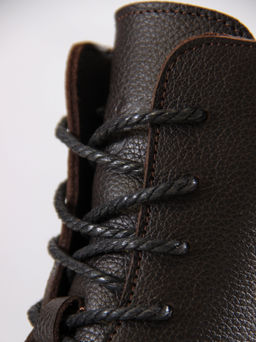 Босоногие ботинки 351.NATAbl.Темно-коричневый оттима/шерсть