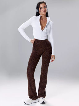 Спортивные брюки клеш LEO