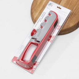 Точилка Hi-tech, 4 в 1, с регулятором угла заточки, серая