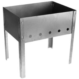 Мангал "Искорка" без шампуров (пленка), 350х240х350*0,35 мм