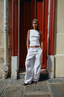 TOP RIB TIRANTES / Blanco - Zara фото 4