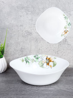 Салатник квадратный 750 мл тарелка глубокая /19/8957595/XN (7364) / Графические цветы - ГалеонТрейд фото 2