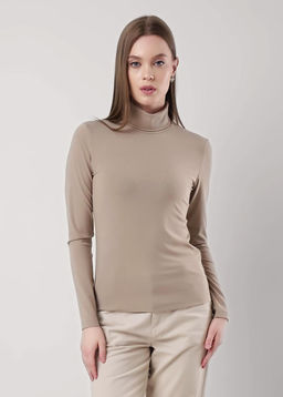 CLE Водолазка жен. 356884рв бежевый - Clever wear фото 2