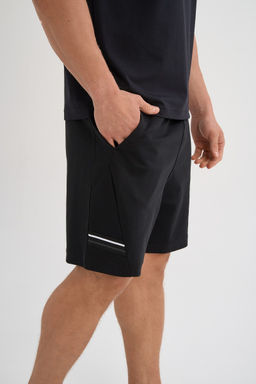 Шорты трикотажные Черный ANTA ICONIC Knit Half Pants  фото 4