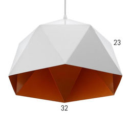 Светильник BayerLux «Антер» E27 40 Вт белый-золото 32×32×23-123 см