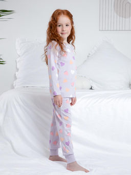 К 1561/лепесток орхидеи,большое сердце пижама дет