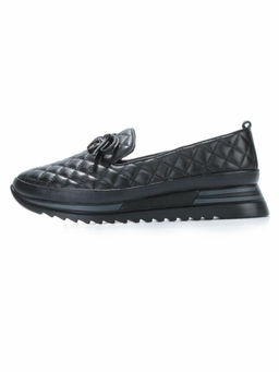 03-5016-3 BLACK Полуботинки женские (натуральная кожа)