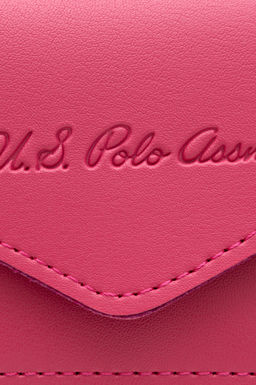 Женский кошелек цвета фуксии - U.s. polo assn фото 6