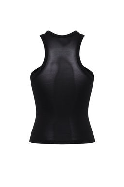 Siyah Ask?l? Esnek Fitted/Vucuda Oturan Orme Atlet TWOSS24AL00032 - Trendyolmilla фото 8