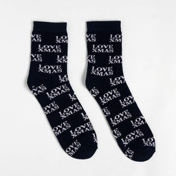 Подарочный набор KAFTAN Новый год: Merry Christmas носки р, 36-39 (23-25 см), маска  фото 16