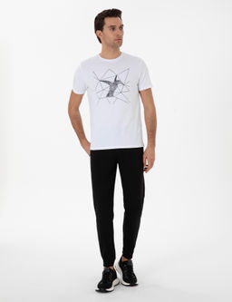 Siyah Regular Fit Pa_as_ Lastikli E_ofman Alt_