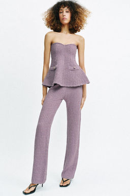 TOP STRETCH ESTRUCTURA / Morado