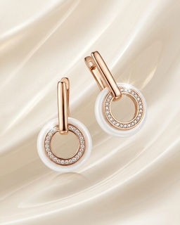 Серьги с керамикой