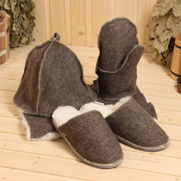 Набор для бани из овчины в портфеле Роскошный - Simaland фото 2