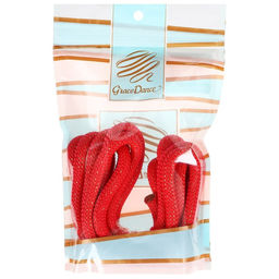 Скакалка гимнастическая утяжелённая Grace Dance, с люрексом, 3 м, 180 г, цвет красный/золотистый  фото 9
