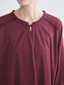 F?rf?rl? Bisiklet Yaka Bluz