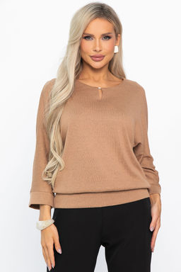 Джемпер трикотажный Претти (бежевый) Б14787-50М