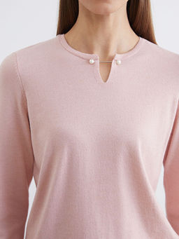 Bisiklet Yaka Kad?n Triko Kazak