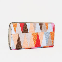 Кошелёк на молнии, цвет красный/Разноцветный - Simaland фото 2