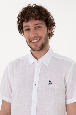 Erkek Beyaz K_sa Kollu G_mlek Sepette S_rpriz _ndirim - U.s. polo assn фото 3