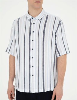 Lacivert Oversize K_sa Kollu G_mlek - Pierre cardin фото 6