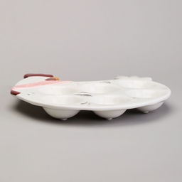 БЛЮДО НА 6 ЯИЦ LEFARD FUNNY HENS В ФОРМЕ КУРОЧКИ 24,3*22*3 СМ (КОР=24ШТ.) фото 3