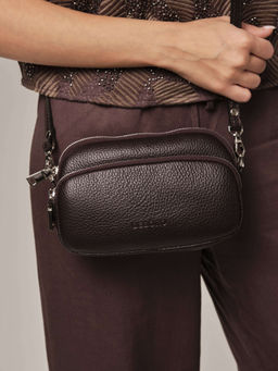 Сумка кросс-боди Deboro 30851 темно-коричневый