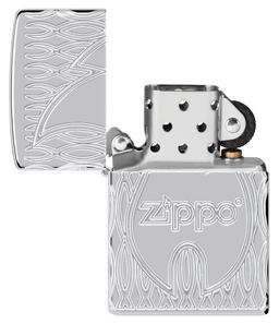 Зажигалка ZIPPO Armor® Пламя | Flame Design 48838  фото 4